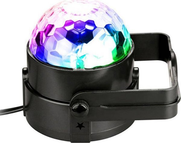 Aptel Δισκοτέκ Μπάλα LED RGB Disco με Αισθητήρα Ήχου + Τηλεχειριστήριο ZS48