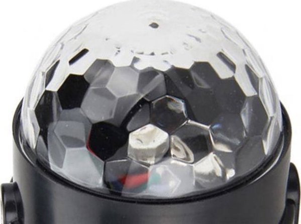 Aptel Δισκοτέκ Μπάλα LED RGB Disco με Αισθητήρα Ήχου + Τηλεχειριστήριο ZS48