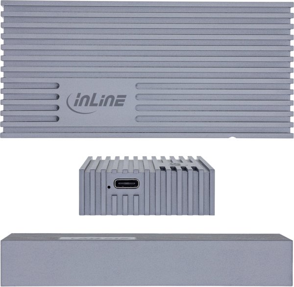 Aptel InLine SSD Enclosure USB4, M.2 NVMe σε USB-C, 40 Gb/s, Αλουμίνιο, Συμβατό με Thunderbolt 3/4, Υποστήριξη 8 TB