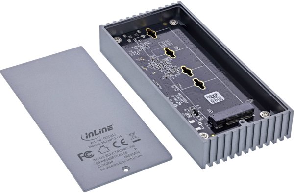 Aptel InLine SSD Enclosure USB4, M.2 NVMe σε USB-C, 40 Gb/s, Αλουμίνιο, Συμβατό με Thunderbolt 3/4, Υποστήριξη 8 TB