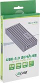 Aptel InLine SSD Enclosure USB4, M.2 NVMe σε USB-C, 40 Gb/s, Αλουμίνιο, Συμβατό με Thunderbolt 3/4, Υποστήριξη 8 TB