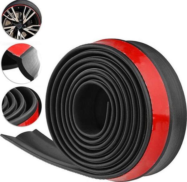 Aptel LISTWA OCHRONNA NA ZDERZAK Tasma 3M Gumowa 250 cm czarno-czerwona AG679G