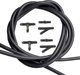 Aptel Σωλήνας Πλέντρου + Συνδέσμους 2m Μαύρο AG758