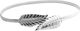 Aptel METALOWY PASEK DAMSKI DO SUKIENKI ozdobny 70cm srebrny BQ53H