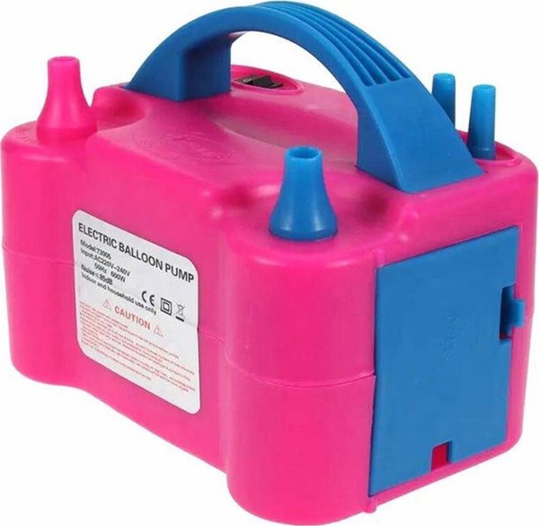 Aptel Συμπαγής ηλεκτρική αντλία μπαλονιών 600W ροζ-μπλε AG997