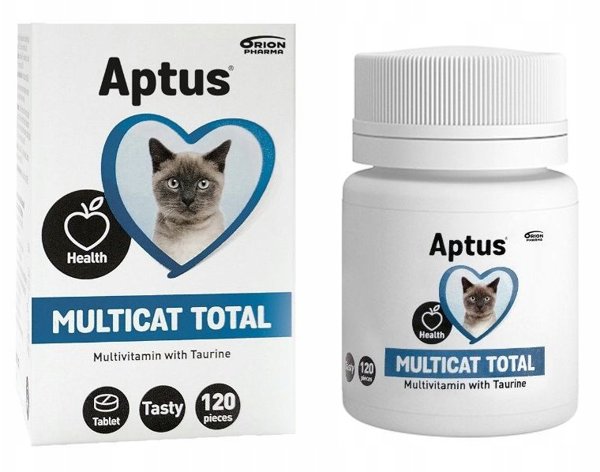 APTUS MULTICAT Total multiwitamina kot 120szt