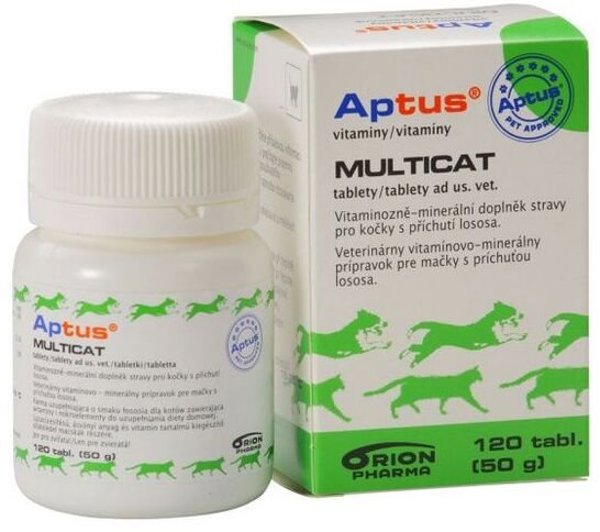APTUS MULTICAT Total multiwitamina kot 120szt