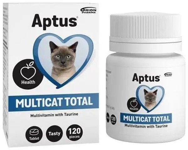 APTUS MULTICAT Total multiwitamina kot 120szt