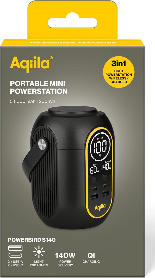 Aqiila - Powerbird S140 - Mini-Kraftwerk, 200 Wh / 140 W (406028)