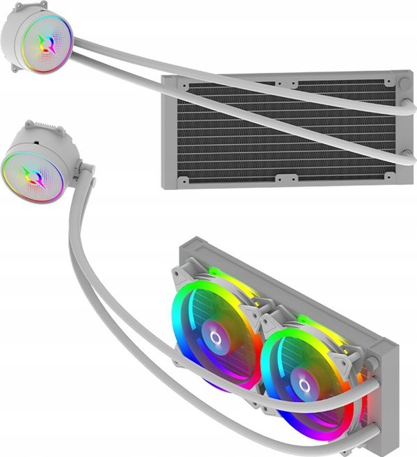 AQIRYS Σύστημα Ψύξης CPU AiO AQUARIUS 240, Υδρόψυξη Επεξεργαστή, Λευκό