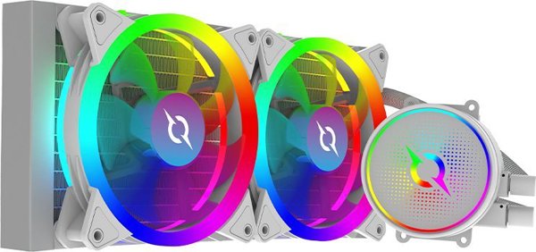 AQIRYS Σύστημα Ψύξης CPU AiO AQUARIUS 240, Υδρόψυξη Επεξεργαστή, Λευκό