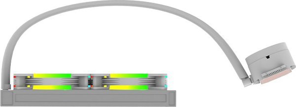 AQIRYS Σύστημα Ψύξης CPU AiO AQUARIUS 240, Υδρόψυξη Επεξεργαστή, Λευκό