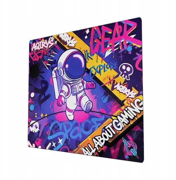 AQIRYS Goldilocks Gaming Mousepad Medium, 450x400mm, Μαύρο
