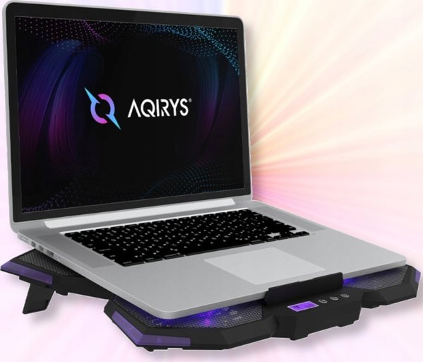 AQIRYS Spider Βάση Ψύξης Laptop με Φωτισμό RGB