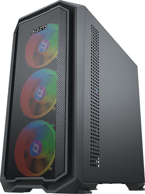 AQIRYS Wezen Mid-Tower Κουτί Υπολογιστή Black