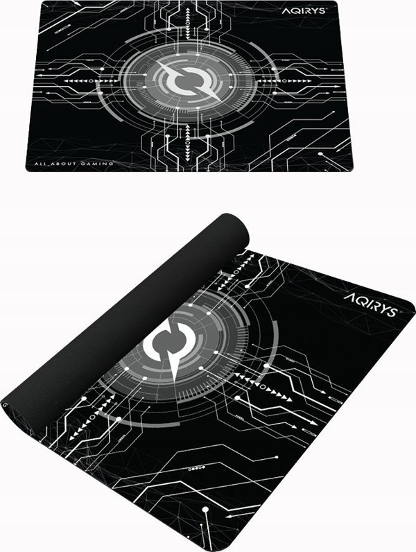 AQIRYS Gruis Gaming Mousepad Medium 450x400mm, Μαύρο