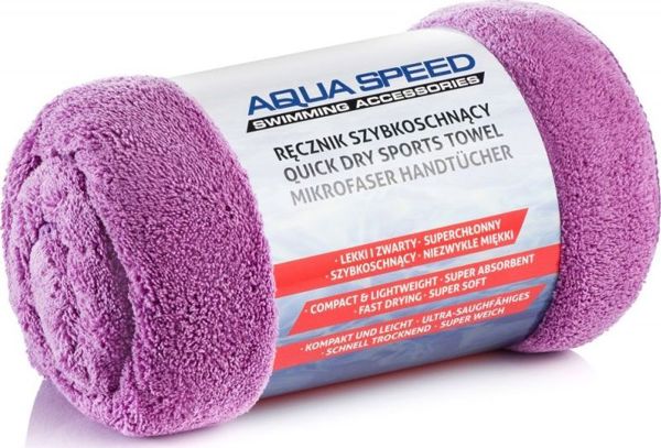 Aqua-Speed Πετσέτα Microfibre Dry Coral ροζ 7036-09