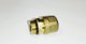 AQUER Σύνδεσμος Αποσυνδεόμενος PEX ZGZ1612OR με O-ring, 1/2" x 16mm, Αρσενικό Σπείρωμα (GZ)