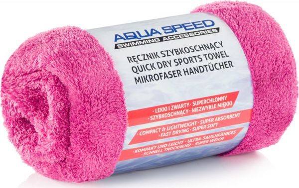 Aqua-Speed Πετσέτα μικροϊνών DRY CORAL 50x100 cm ροζ