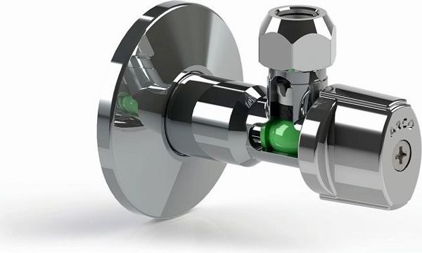 Arco Γωνιακή Βαλβίδα Nov Mac A-80 Αντι-ασβεστολιθική 1/2"x1/2" Χρώμιο