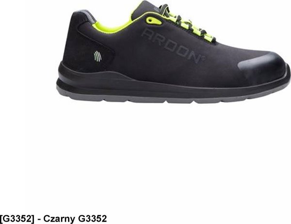 Ardon SOFTEX S1P G33 - ελαφριά προστατευτικά παπούτσια σε αθλητικό στυλ με προστατευτικό δάχτυλο - Μαύρο-κίτρινο G3352 45