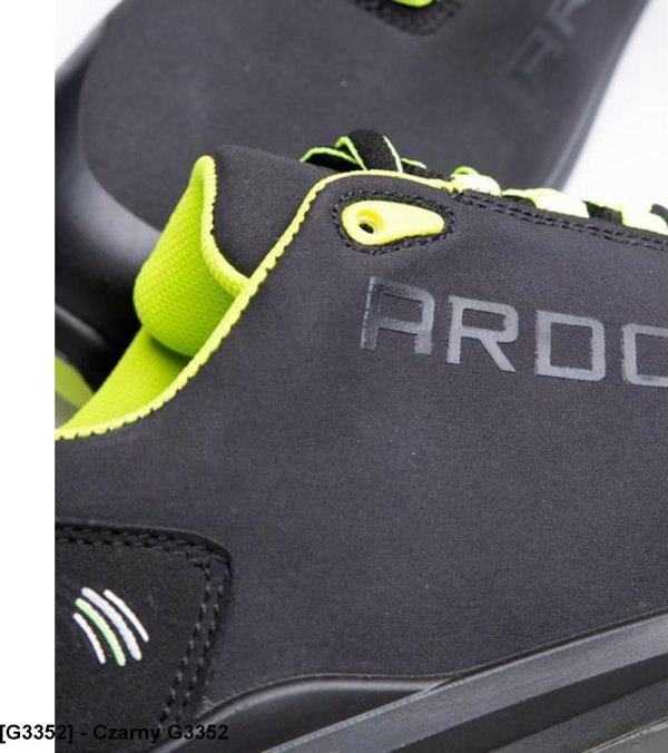 Ardon SOFTEX S1P G33 - ελαφριά προστατευτικά παπούτσια σε αθλητικό στυλ με προστατευτικό δάχτυλο - Μαύρο-κίτρινο G3352 45