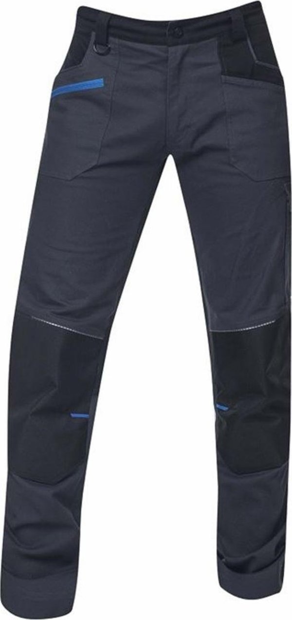 Ardon ARDON 4Xstretch - παντελόνι εργασίας με ελαστική ζώνη, 7 τσέπες: για πτυσσόμενο μέτρο, κατσαβίδι, μαχαίρι + για επιγονατίδες, d-ring, - σκούρο γκρι H6088 52