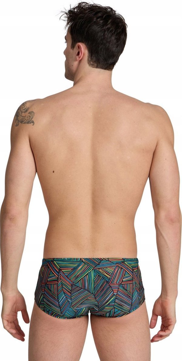 Arena Menskie Bokserki kapielowe MEN'S ARENA OVERVIEW SWIM LOW WAIST SHORT