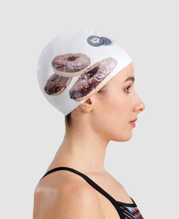 Arena Σκουφάκι Κολύμβησης Donuts Cap Λευκό
