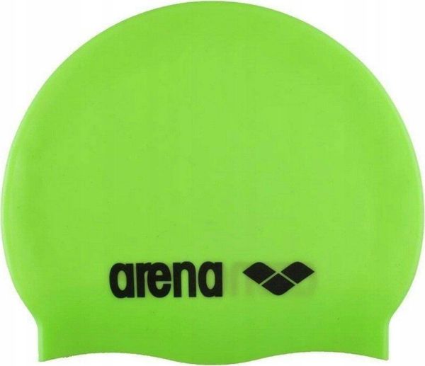 Arena Czepek Plywacki Classic Silicone 91662/65 Acid Lime/black