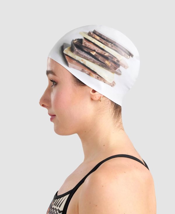 Arena Σκουφάκι Κολύμβησης Choco Cap Λευκό