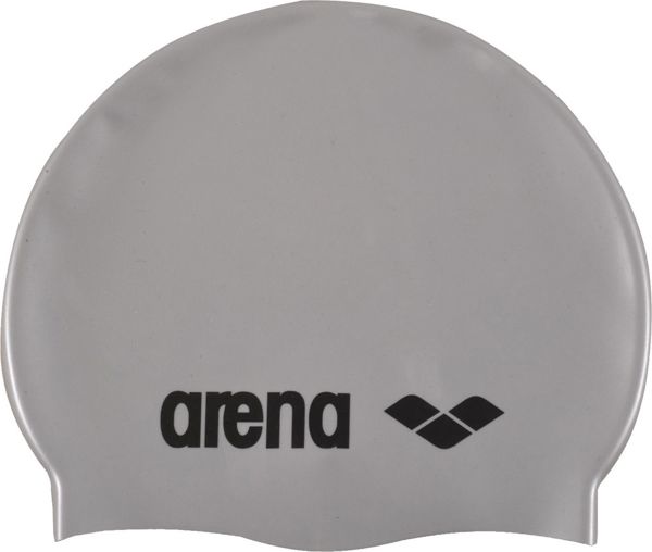 Arena Classic Silicone γκρι-μαύρο σκουφάκι κολύμβησης