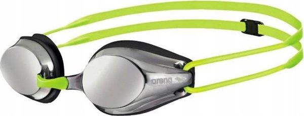 Arena Okulary Plywackie Junior Mirror srebrno-zielone