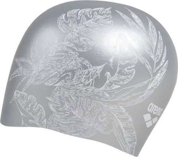 Arena σκουφάκι κολύμβησης για μακριά μαλλιά Long Hair Silver