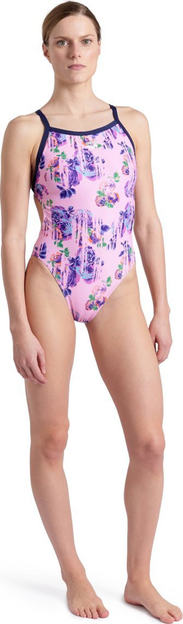 Arena γυναικείο μαγιό Women's Arena Rose Texture με XCross Back