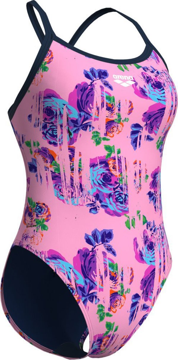 Arena γυναικείο μαγιό Women's Arena Rose Texture με XCross Back