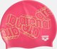 Arena Czepek Plywacki Arena Print Alphabet Junior Pink