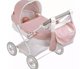 Arias Balerina lėlių vežimėlis, rožinis, 55 cm, sulankstomas, su priedais