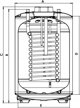 Ariston BCH 120 EE Θερμοδοχείο (Δεξαμενή) Ζεστού Νερού 120Lt με Βάση Στήριξης