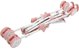 Arias lėlių sportinis vežimėlis – sulankstomas, rožinis, su diržais