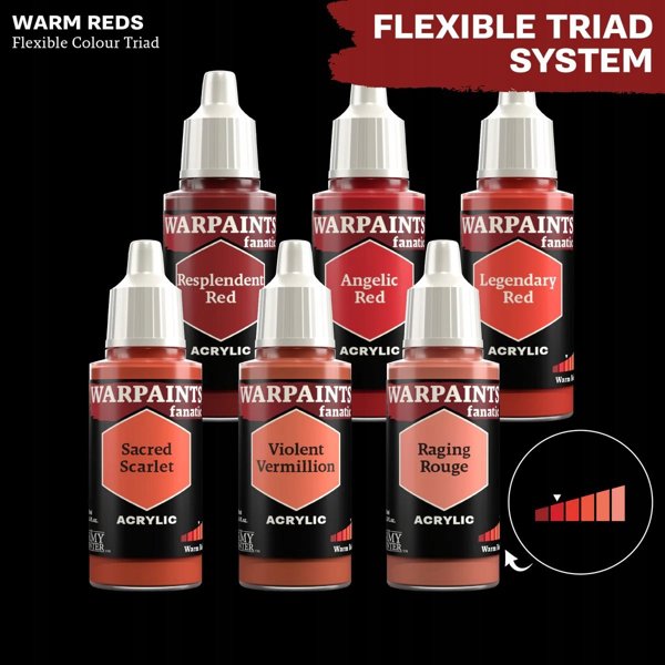 Army Painter Warpaints Fanatic Χρώμα Μοντελισμού Angelic Red - 18ml