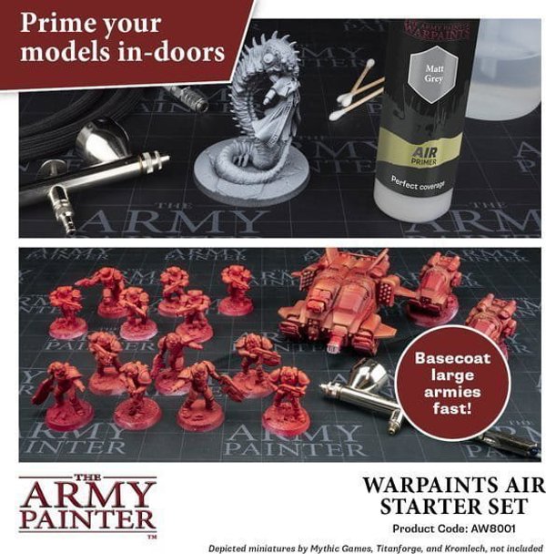 Army Painter Warpaints Air Mega Set - Πλήρες Σετ Χρωμάτων Αερογράφου 124 Χρωμάτων
