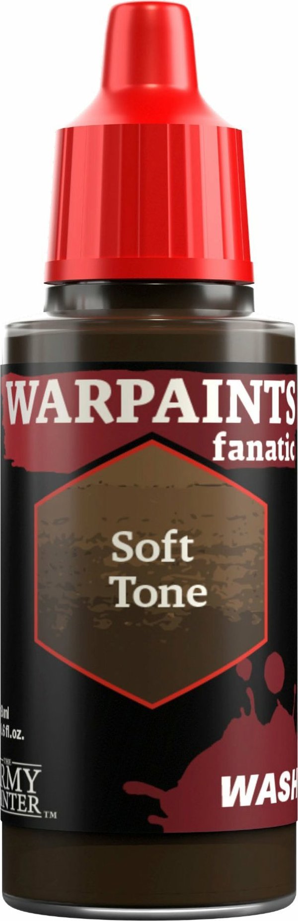 Army Painter Warpaints Fanatic Wash Soft Tone - Καφέ Χρώμα Μοντελισμού 18ml