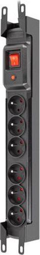 Πολύπριζο Rack Armac M6 19" 3m με 6 Θέσεις 230V και Προστασία Υπέρτασης