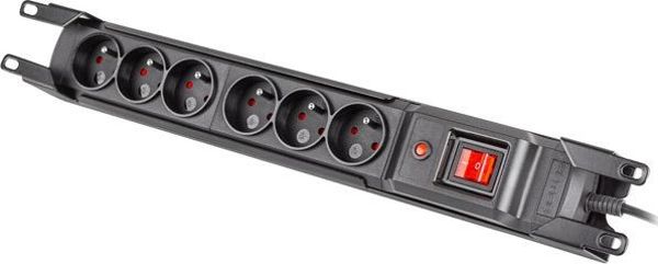 Πολύπριζο Rack Armac M6 19" 3m με 6 Θέσεις 230V και Προστασία Υπέρτασης