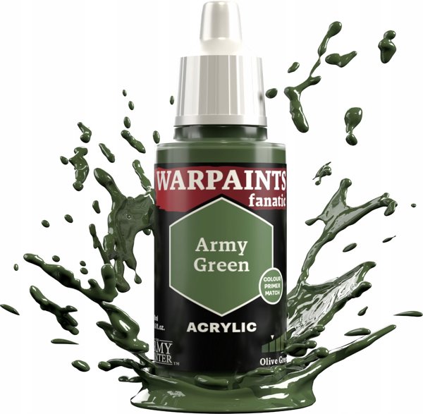 Army Painter The Army Painter: Warpaints - Fanatic - Στρατιωτικό Πράσινο
