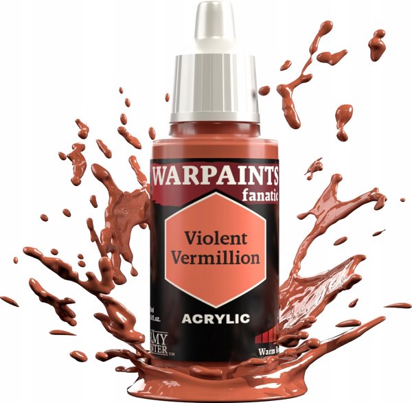 Army Painter Warpaints Fanatic Χρώμα Μοντελισμού - Violent Vermilion, 18ml