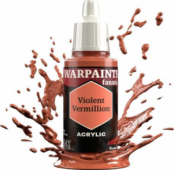 Army Painter Warpaints Fanatic Χρώμα Μοντελισμού - Violent Vermilion, 18ml
