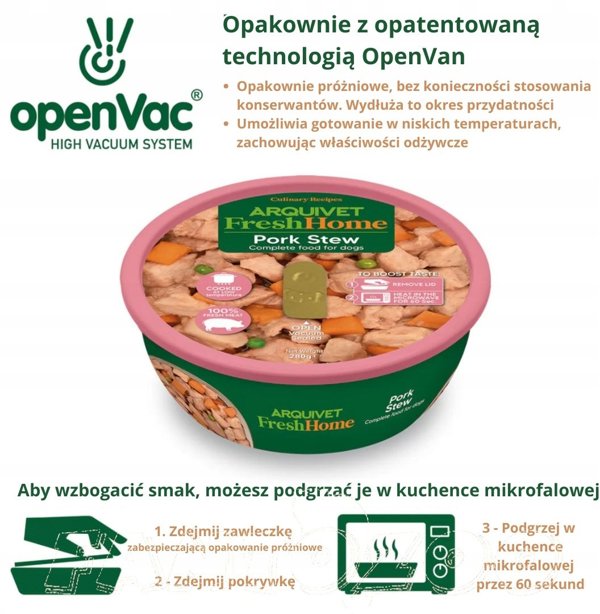 Arquivet Fresh Home Gulasz Wieprzowy 280g