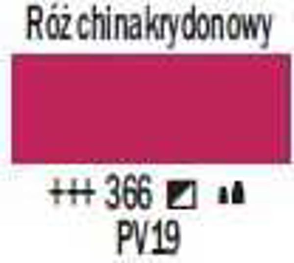 Artequipment Farba akrylowa TALENS AMSTERDAM 120ml 366 - QUINACIDRONE ROSE uniw